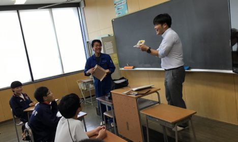 浜松修学舎さんで模擬授業